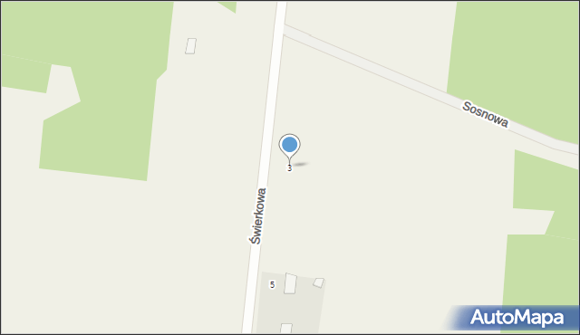 Chałupki, Świerkowa, 3, mapa Chałupki