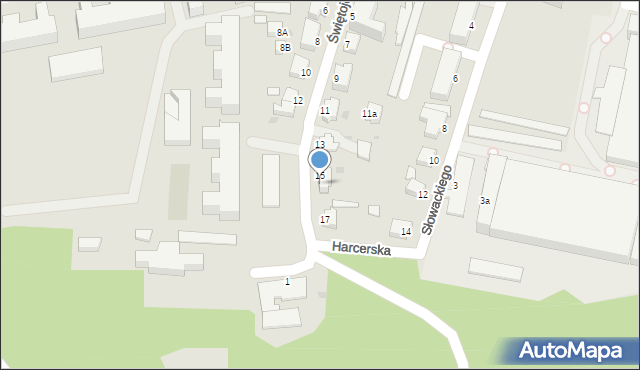 Chełmno, Świętojerska, 15a, mapa Chełmno