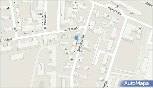 Chełmno, Świętojerska, 6, mapa Chełmno