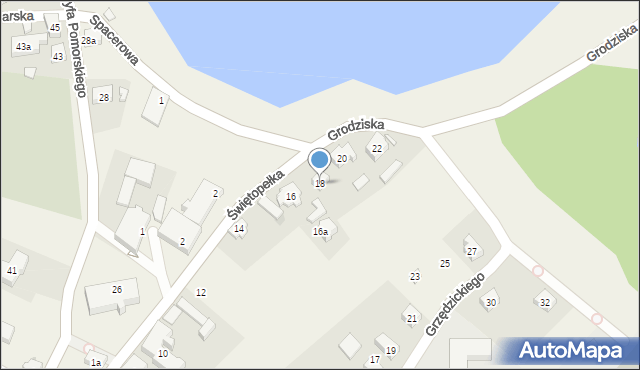 Chmielno, Świętopełka, 18, mapa Chmielno