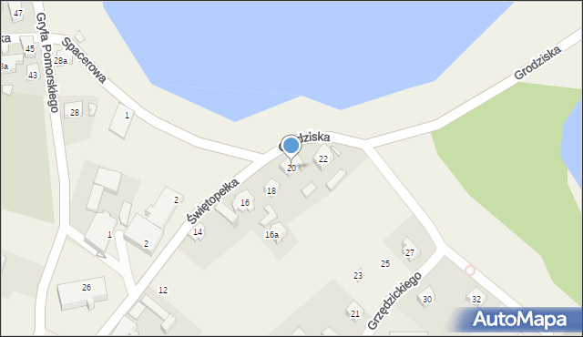 Chmielno, Świętopełka, 20, mapa Chmielno