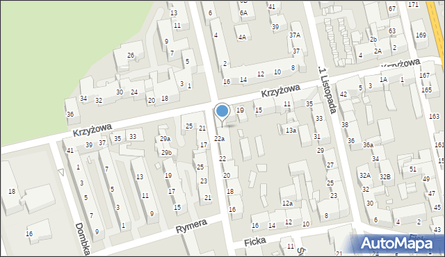 Chorzów, św. Pawła, 24, mapa Chorzów