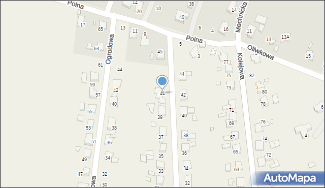 Chróścina, św. Józefa, 41, mapa Chróścina