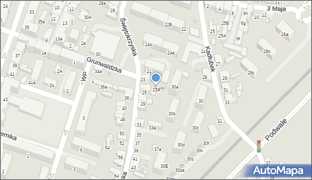 Chrzanów, Świętokrzyska, 23A, mapa Chrzanów