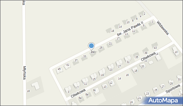 Chrząstawa Wielka, św. Jana Pawła II, 31, mapa Chrząstawa Wielka