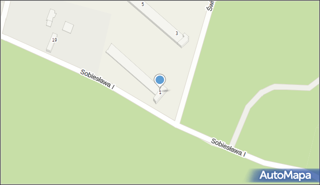 Chwaszczyno, Świętopełka, 1, mapa Chwaszczyno