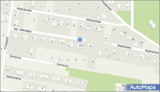 Chylice, św. Mikołaja, 16, mapa Chylice