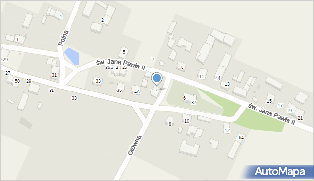 Ciechocin, św. Jana Pawła II, 4, mapa Ciechocin