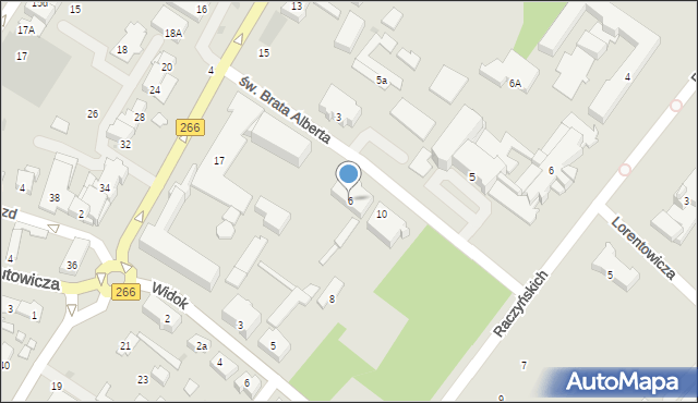 Ciechocinek, św. Brata Alberta, 6, mapa Ciechocinek