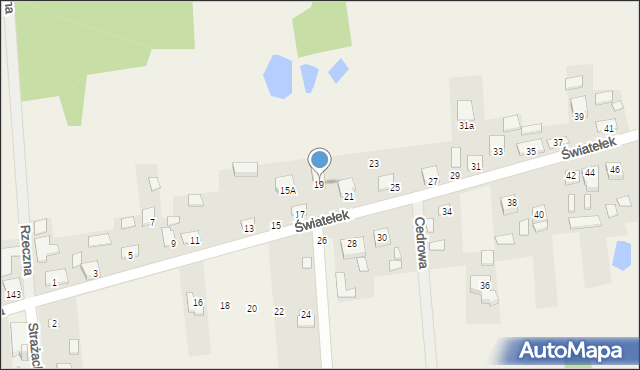 Ćmińsk, Światełek, 19, mapa Ćmińsk