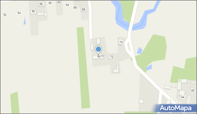 Ćmińsk, Światełek, 70, mapa Ćmińsk