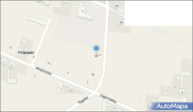 Cynków, św. Wawrzyńca, 88, mapa Cynków