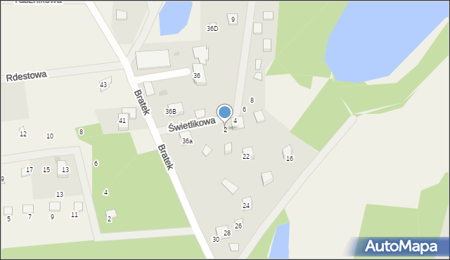 Czapielsk, Świetlikowa, 2, mapa Czapielsk