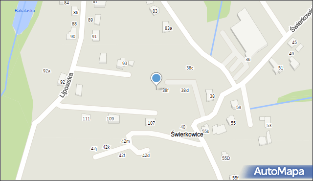 Czechowice-Dziedzice, Świerkowicka, 38g, mapa Czechowic-Dziedzic