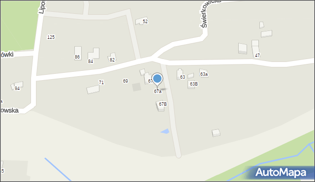 Czechowice-Dziedzice, Świerkowicka, 67a, mapa Czechowic-Dziedzic