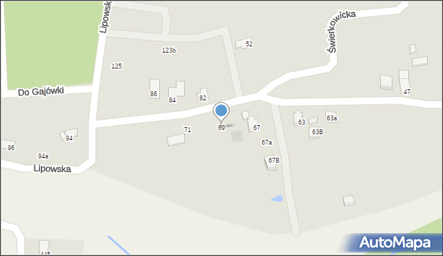 Czechowice-Dziedzice, Świerkowicka, 69, mapa Czechowic-Dziedzic