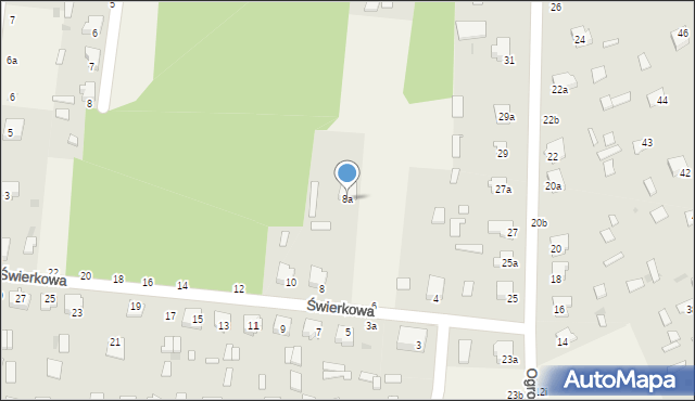 Czeremcha, Świerkowa, 8a, mapa Czeremcha