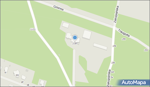 Częstochowa, św. Kaspra del Bufalo, 2/18, mapa Częstochowy