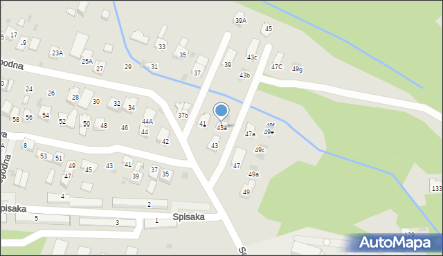 Dąbrowa Górnicza, Swobodna, 43a, mapa Dąbrowa Górnicza