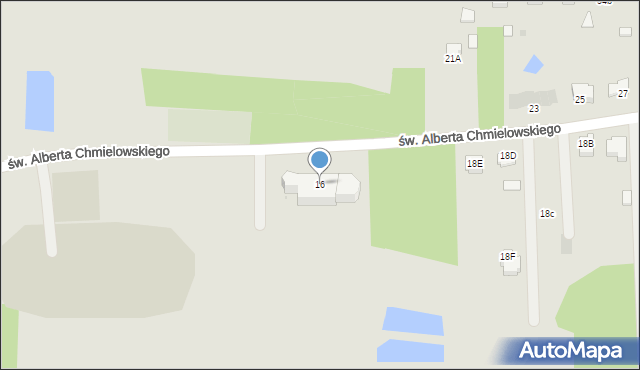 Dąbrowa Tarnowska, św. Brata Alberta Chmielowskiego, 16, mapa Dąbrowa Tarnowska