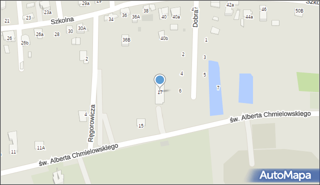 Dąbrowa Tarnowska, św. Brata Alberta Chmielowskiego, 17, mapa Dąbrowa Tarnowska