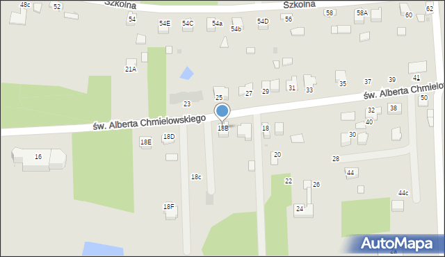 Dąbrowa Tarnowska, św. Brata Alberta Chmielowskiego, 18B, mapa Dąbrowa Tarnowska