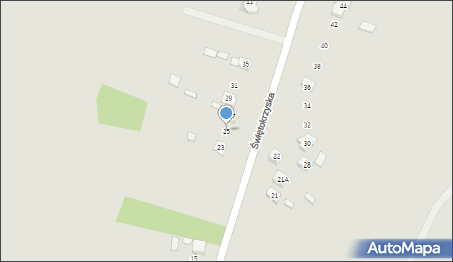 Daleszyce, Świętokrzyska, 25, mapa Daleszyce