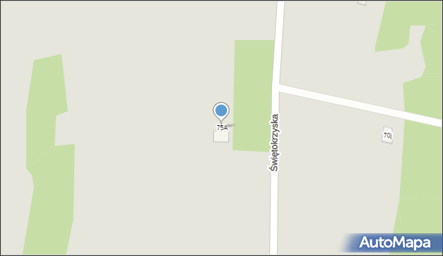 Daleszyce, Świętokrzyska, 75A, mapa Daleszyce