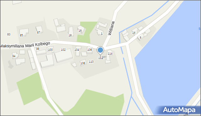 Dankowice, św. Maksymiliana Marii Kolbego, 112, mapa Dankowice