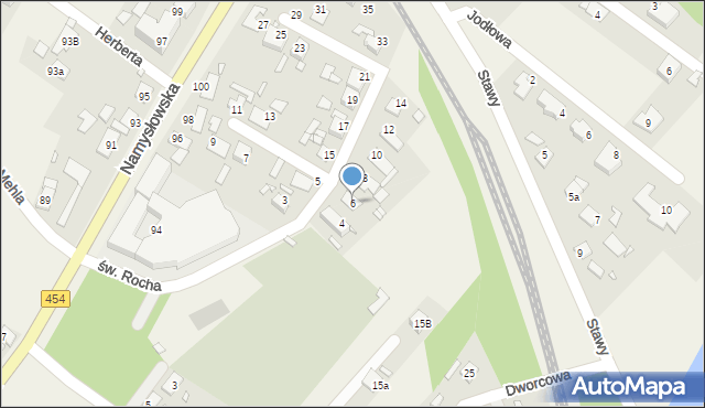 Dobrzeń Wielki, św. Rocha, 6, mapa Dobrzeń Wielki
