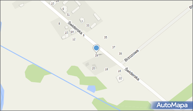 Dobrzyniec, Świderska, 14, mapa Dobrzyniec