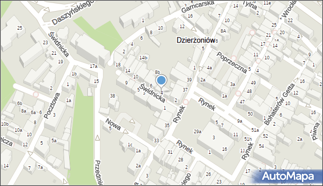 Dzierżoniów, Świdnicka, 4, mapa Dzierżoniów