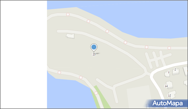 Ełk, św. Maksymiliana Marii Kolbego, 13, mapa Ełku