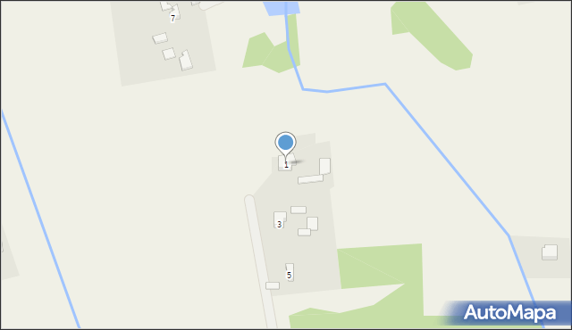 Franciszków, Świerkowa, 1, mapa Franciszków