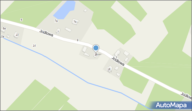 Franciszków, Świerkowa, 16, mapa Franciszków