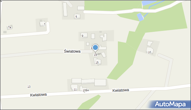 Frydrychowice, Światowa, 13, mapa Frydrychowice