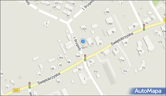 Gdańsk, Świętokrzyska, 62b, mapa Gdańska