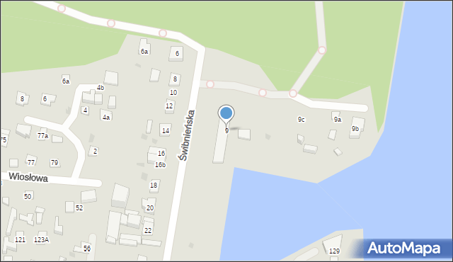 Gdańsk, Świbnieńska, 9, mapa Gdańska