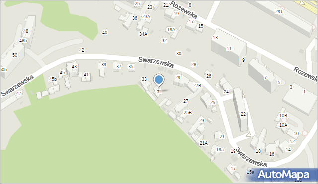 Gdynia, Swarzewska, 31, mapa Gdyni