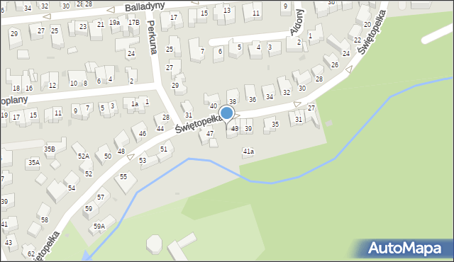 Gdynia, Świętopełka, 45, mapa Gdyni