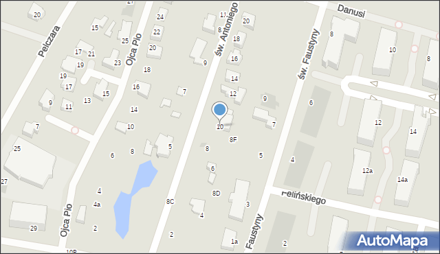 Gdynia, św. Antoniego, 10, mapa Gdyni