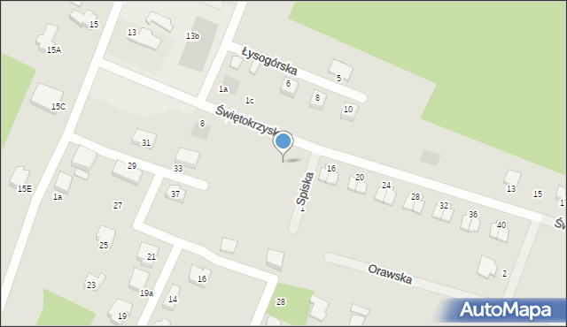 Gdynia, Świętokrzyska, 14, mapa Gdyni