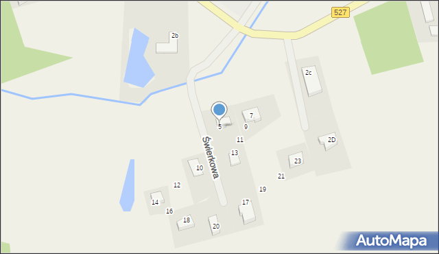 Giedajty, Świerkowa, 5, mapa Giedajty