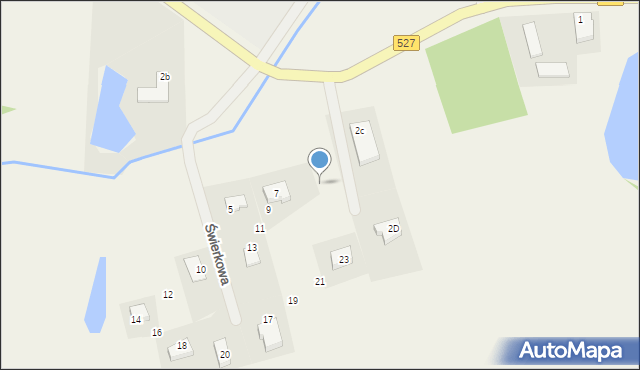 Giedajty, Świerkowa, 9, mapa Giedajty