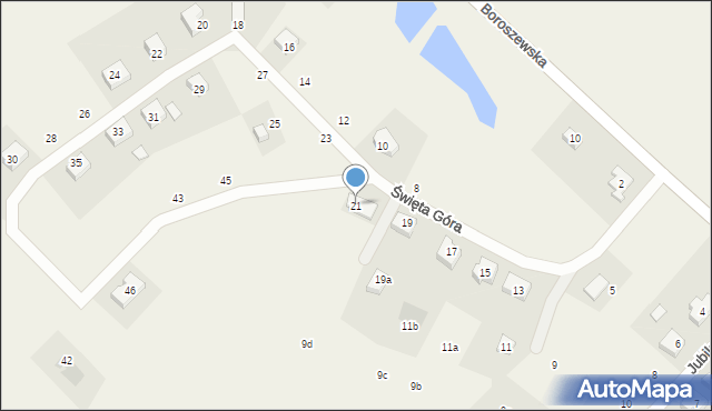 Godziszewo, Święta Góra, 21, mapa Godziszewo