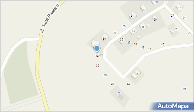 Godziszewo, Święta Góra, 34, mapa Godziszewo