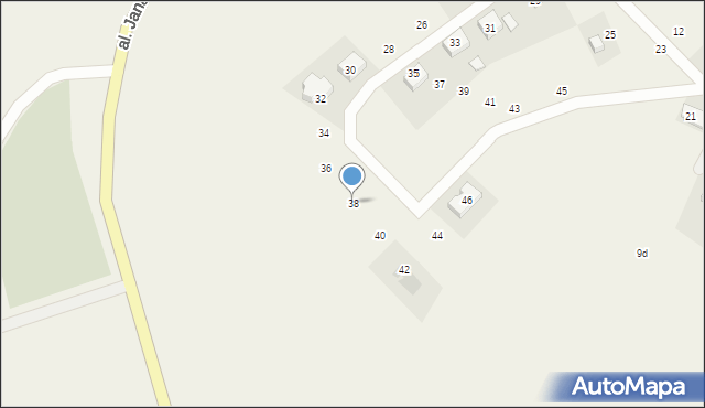 Godziszewo, Święta Góra, 38, mapa Godziszewo