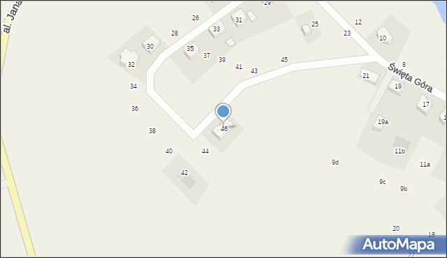 Godziszewo, Święta Góra, 46, mapa Godziszewo