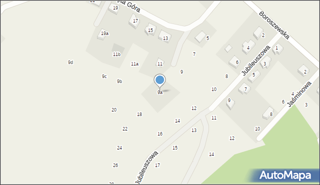 Godziszewo, Święta Góra, 9a, mapa Godziszewo