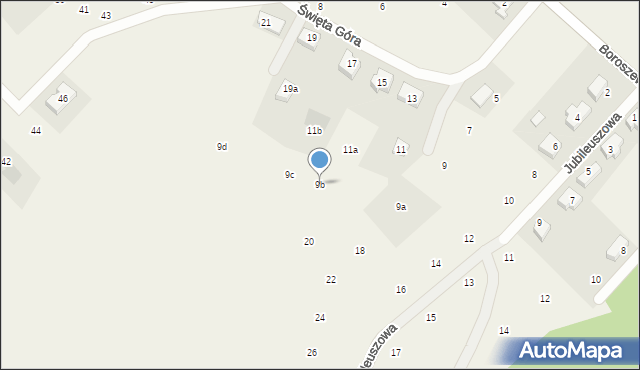 Godziszewo, Święta Góra, 9b, mapa Godziszewo